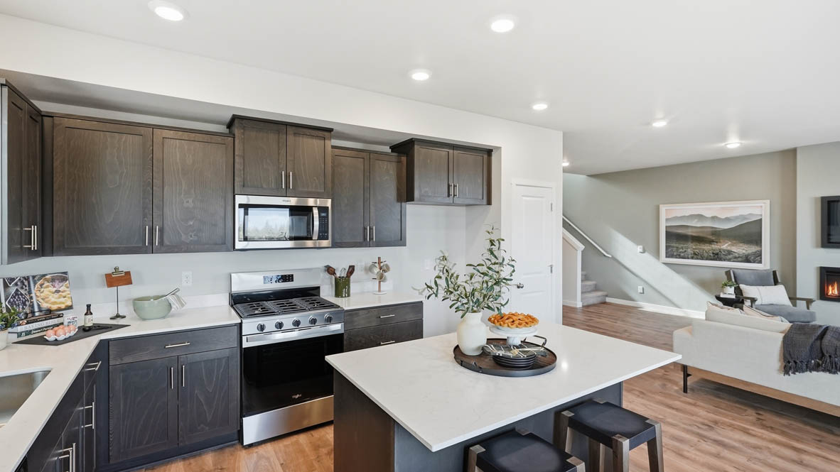 Stevens Ranch kitchen with cabinets and stainless-steel appliances