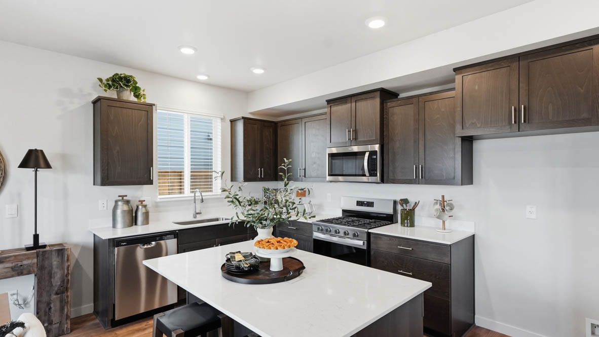 Stevens Ranch kitchen with cabinets and stainless-steel appliances