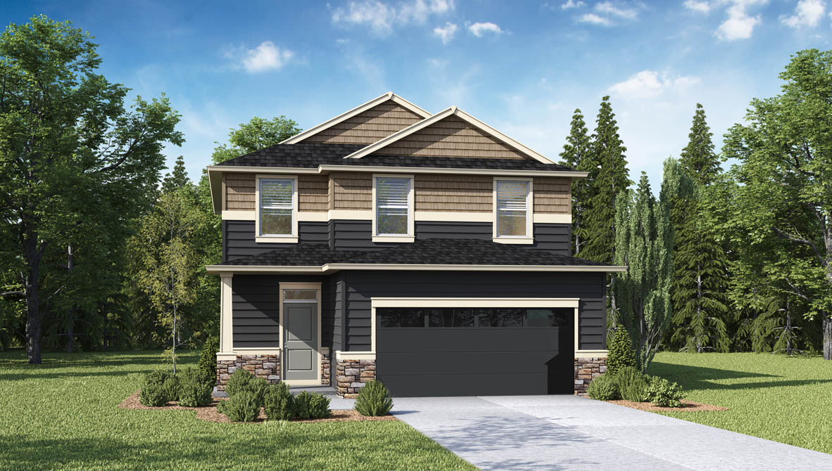 Stevens Ranch Newport S060 Exterior Rendering Ele E III