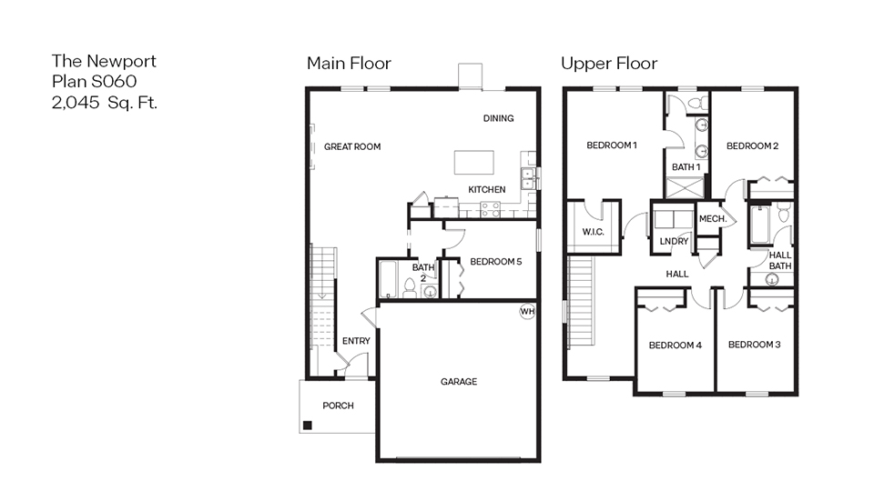 Stevens Ranch Newport S060 Floor Plan