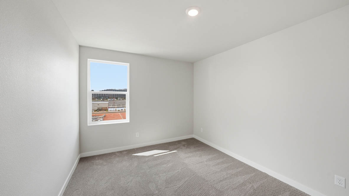 Stevens Ranch bedroom with carpet and a window