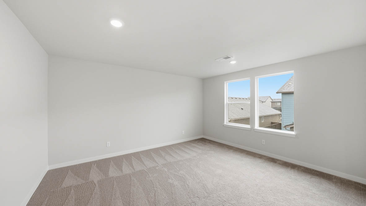 Stevens Ranch bedroom with carpet and a window