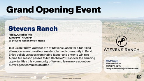 New Homes in Stevens Ranch | Bend, OR | D.R. Horton