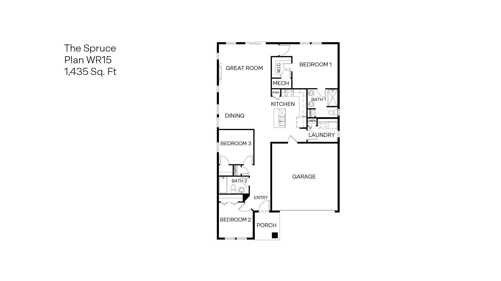 Stevens Ranch WR15 Spruce Floor Plan