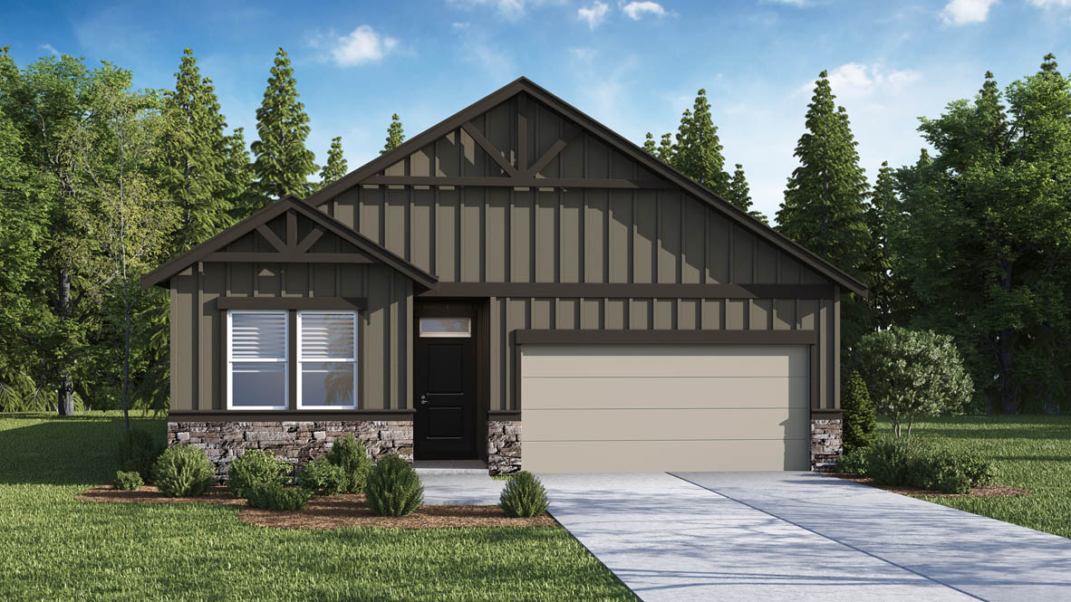 Stevens Ranch WR25 Elevation E Rendering