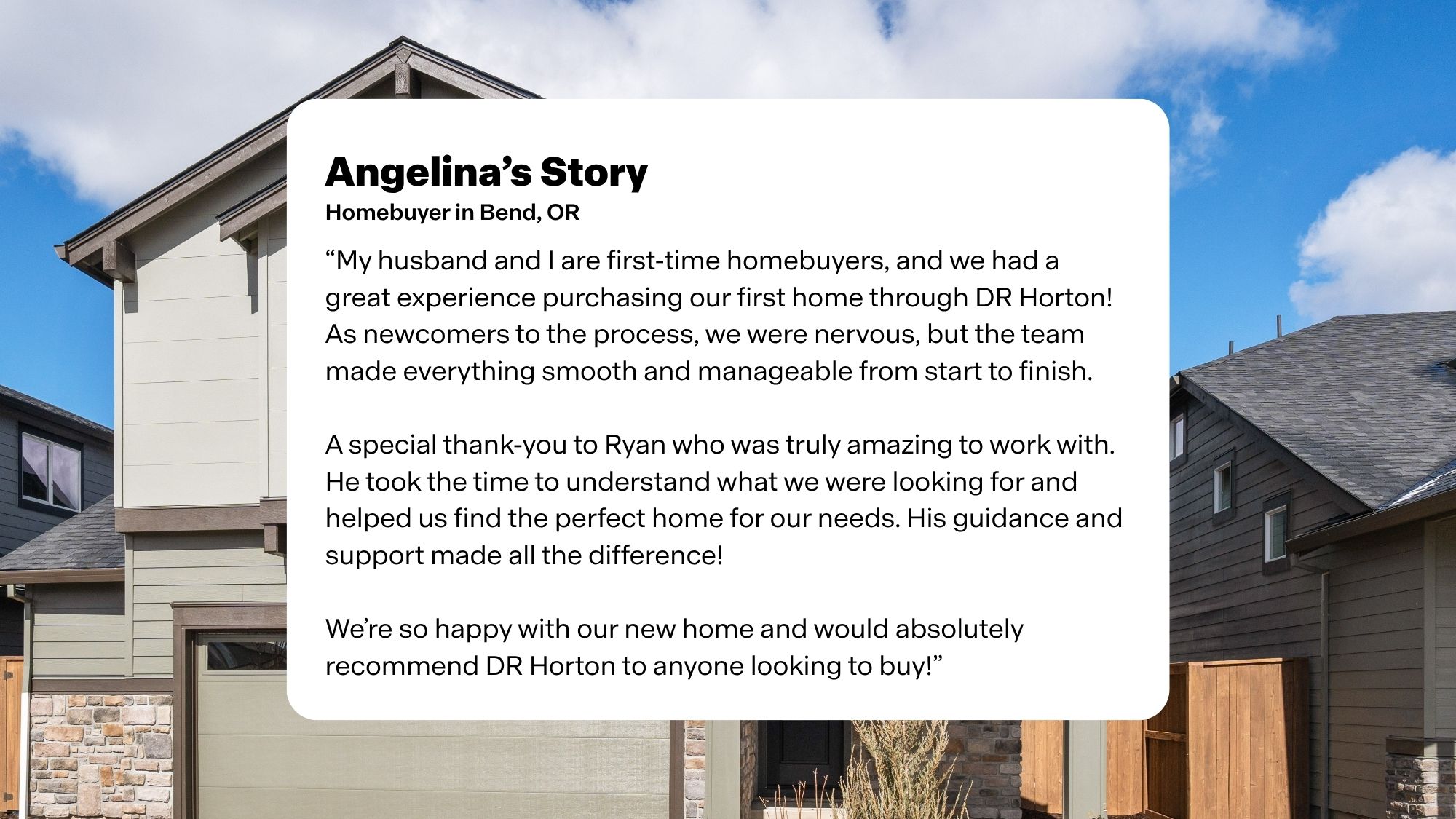 Homebuyer Testimonial Posts Angelina