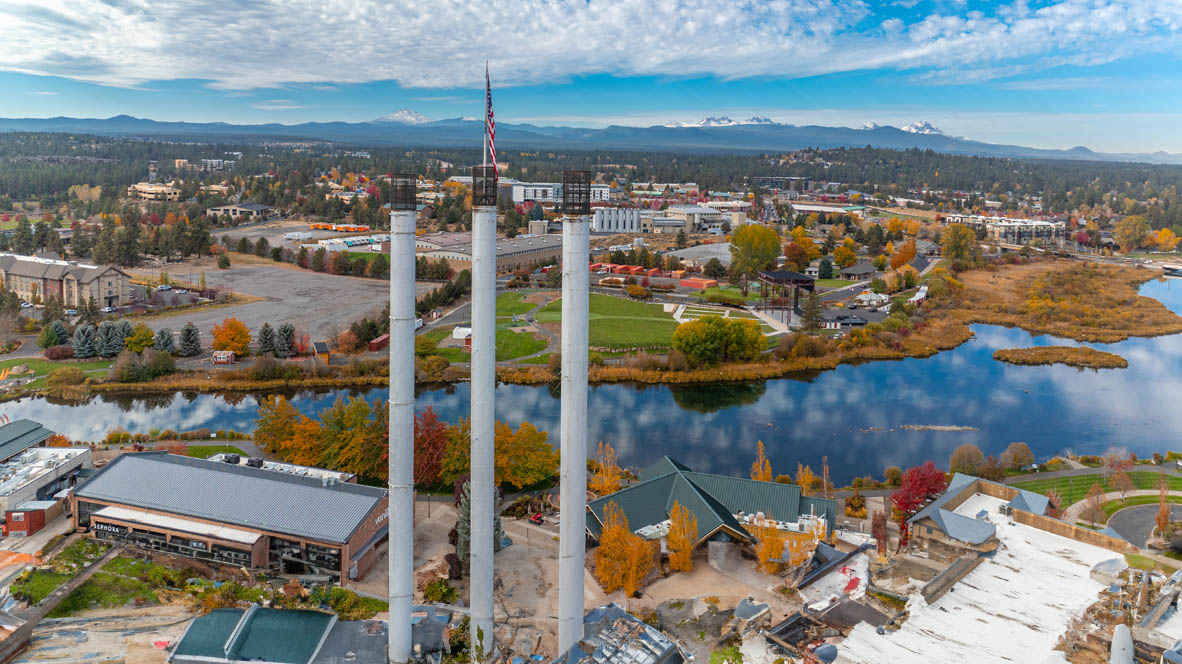 Stevens Ranch Townhomes Local Amenities and Neighborhood Drone Photos