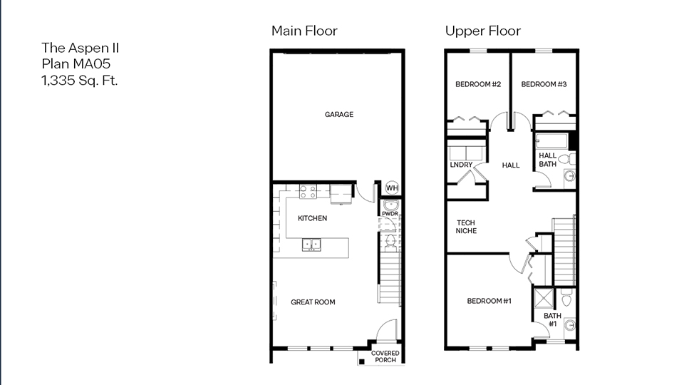 Stevens Ranch MA05 Aspen II Floor plan
