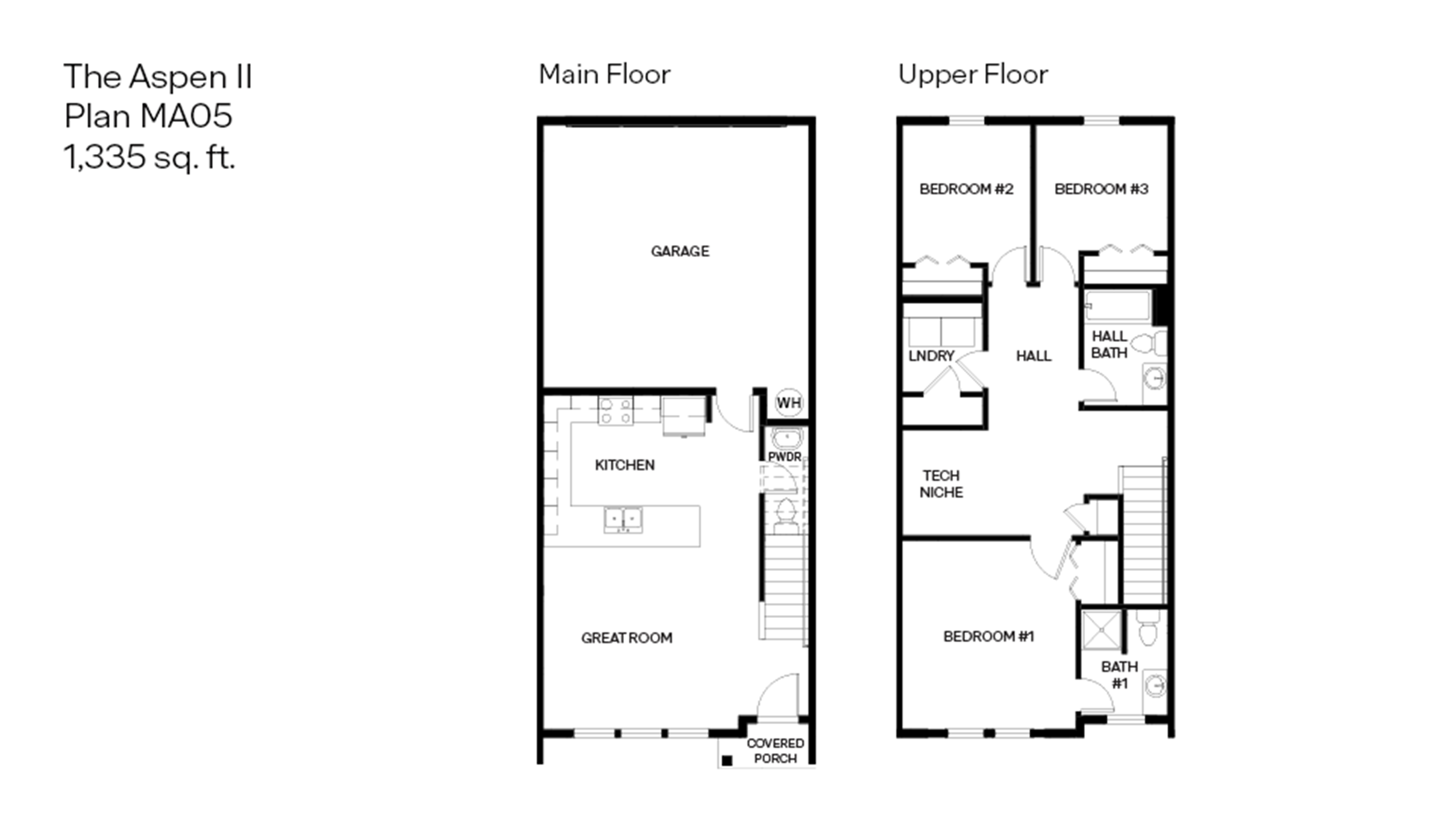Stevens Ranch MA05 Aspen II Floor plan