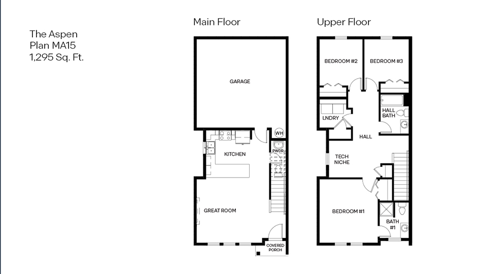 Stevens Ranch MA15 Aspen Floor Plan
