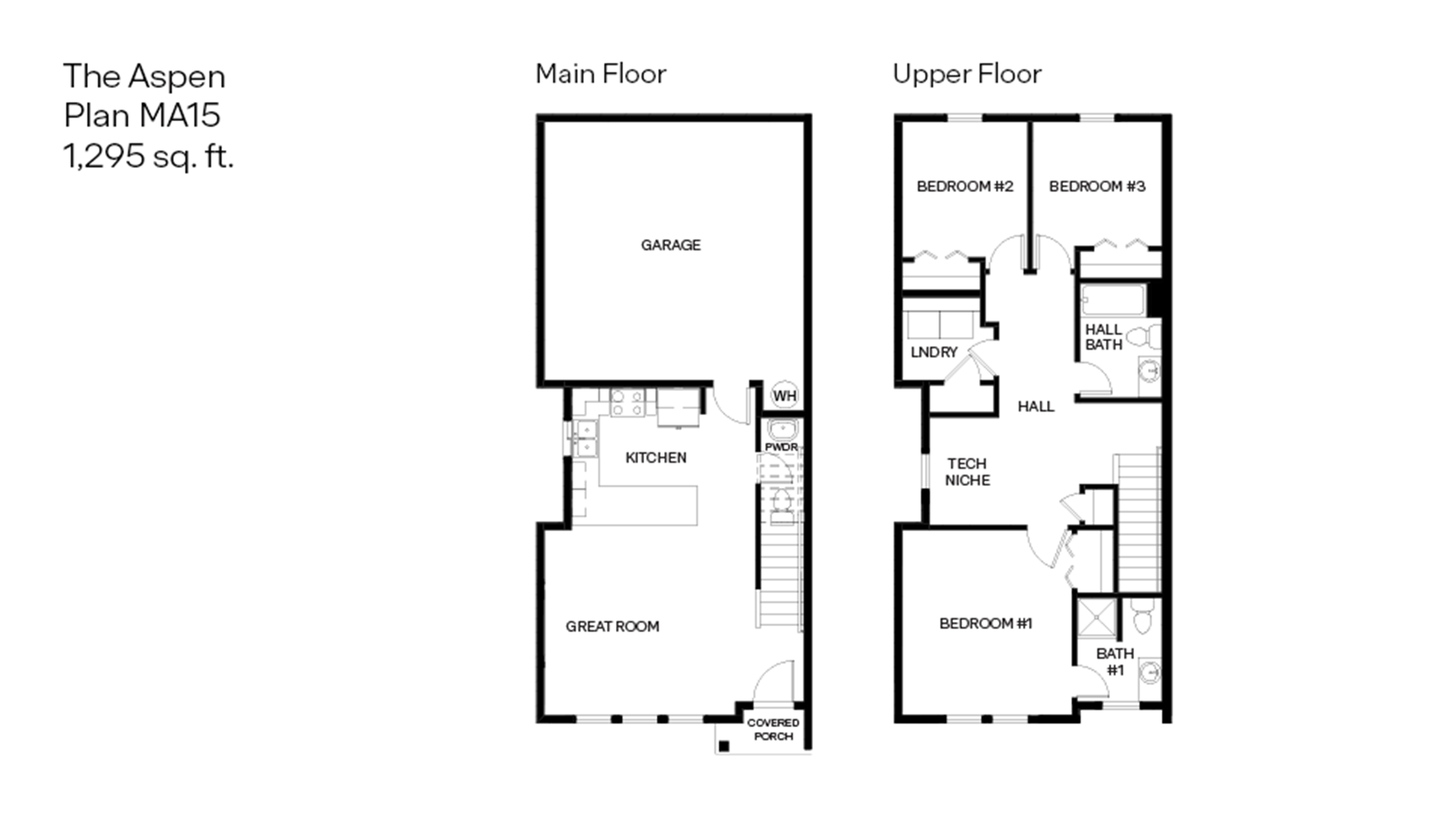 Stevens Ranch MA15 Aspen Floor Plan
