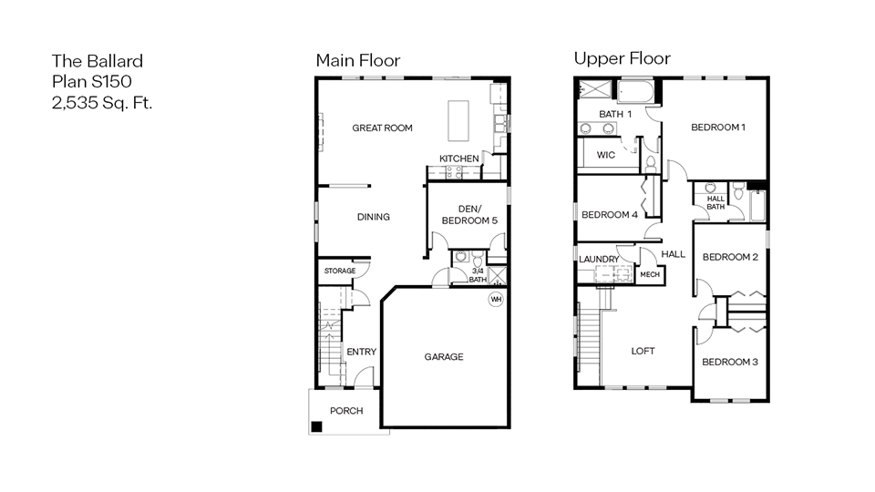 Monrovia Ballard S150 Floor Plan