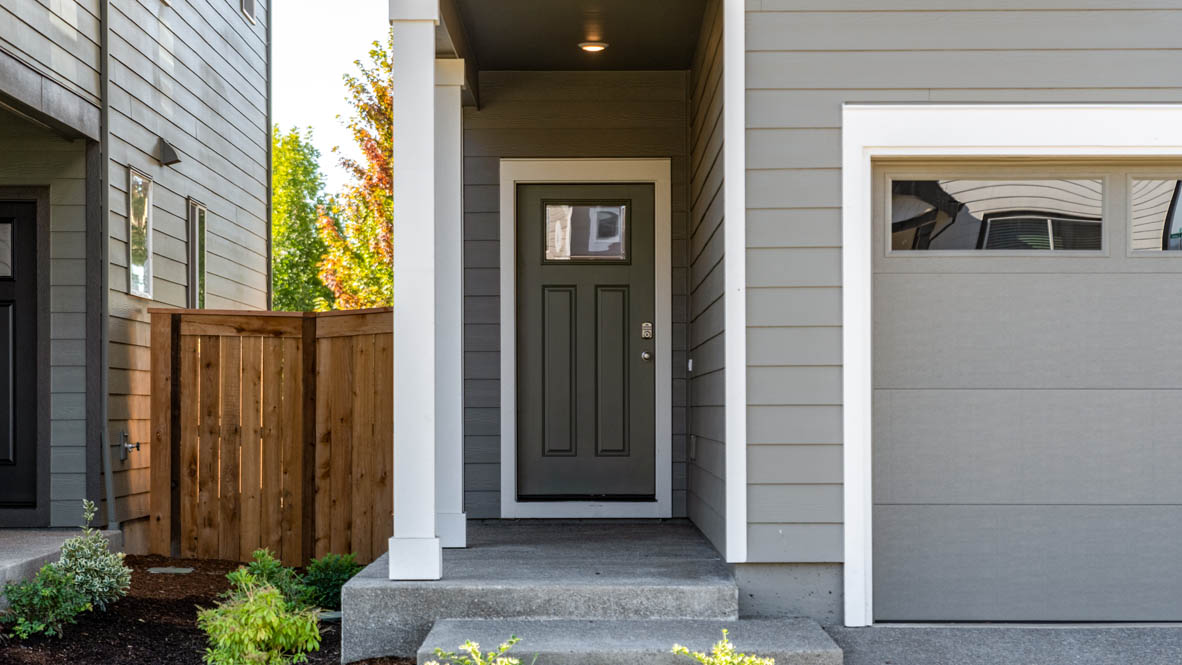 Davis Estates entry door