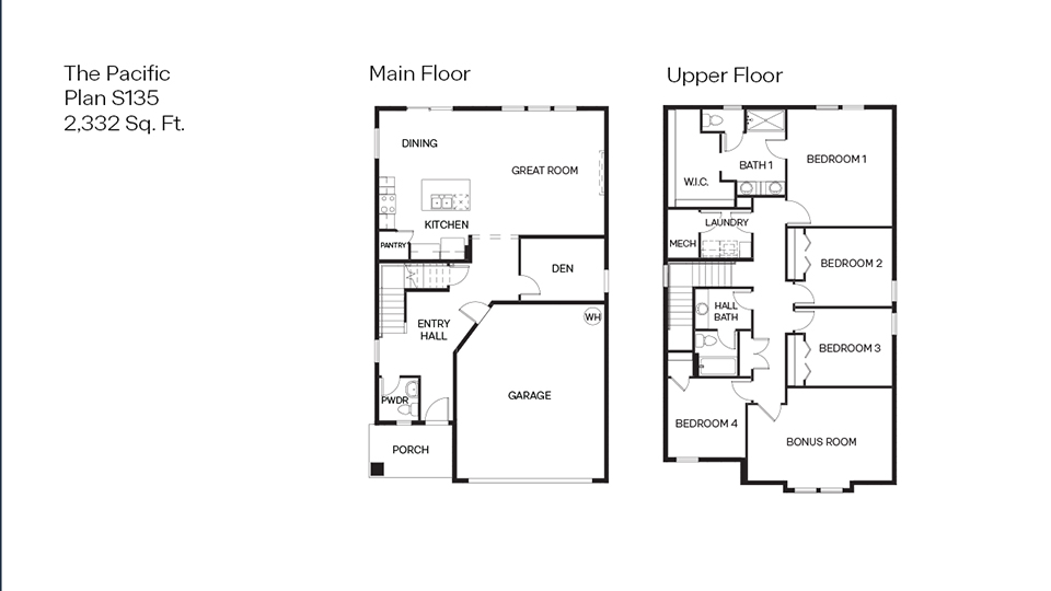 Davis Estates Pacific S135 floor plan