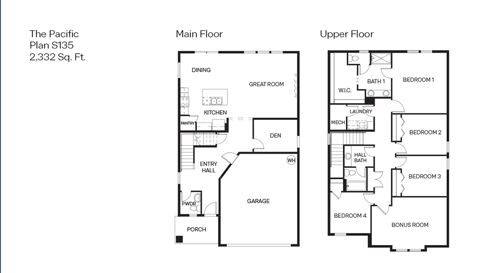 Davis Estates Pacific S135 floor plan