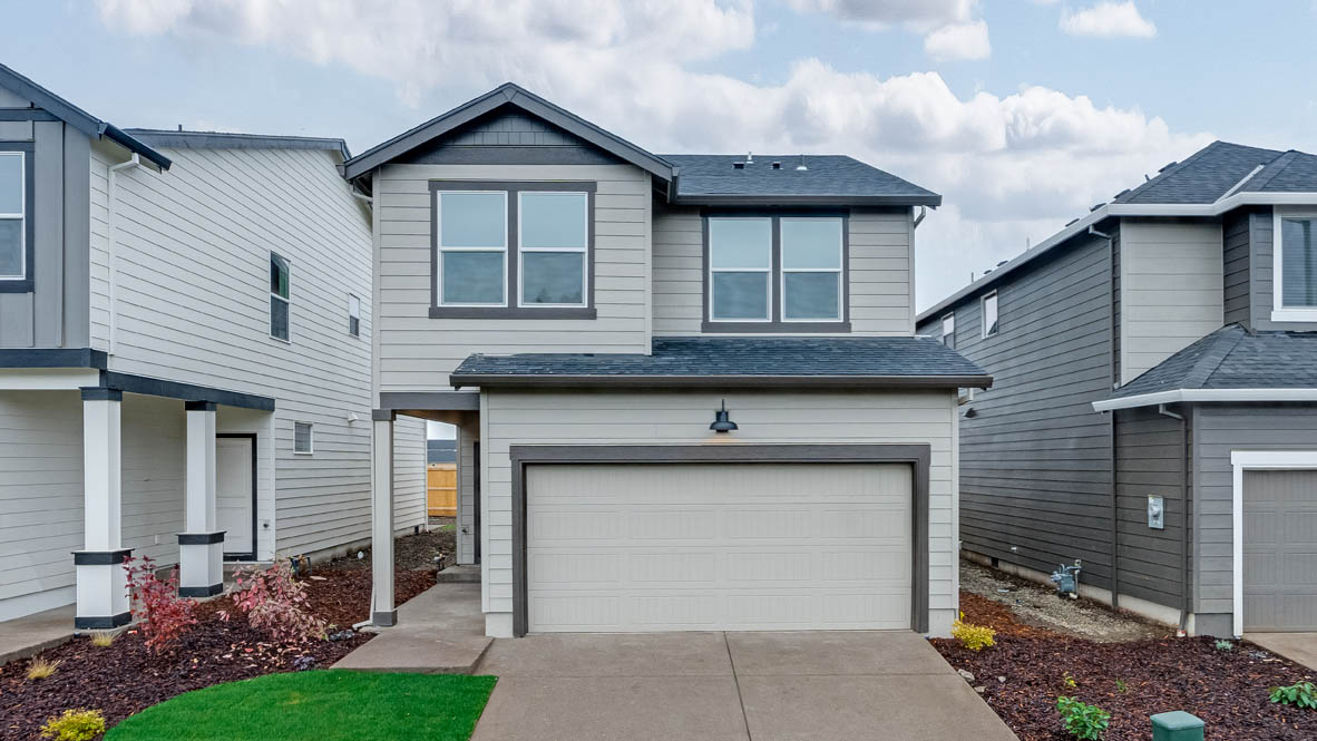 Azalea exterior of the home at Marcola Meadows