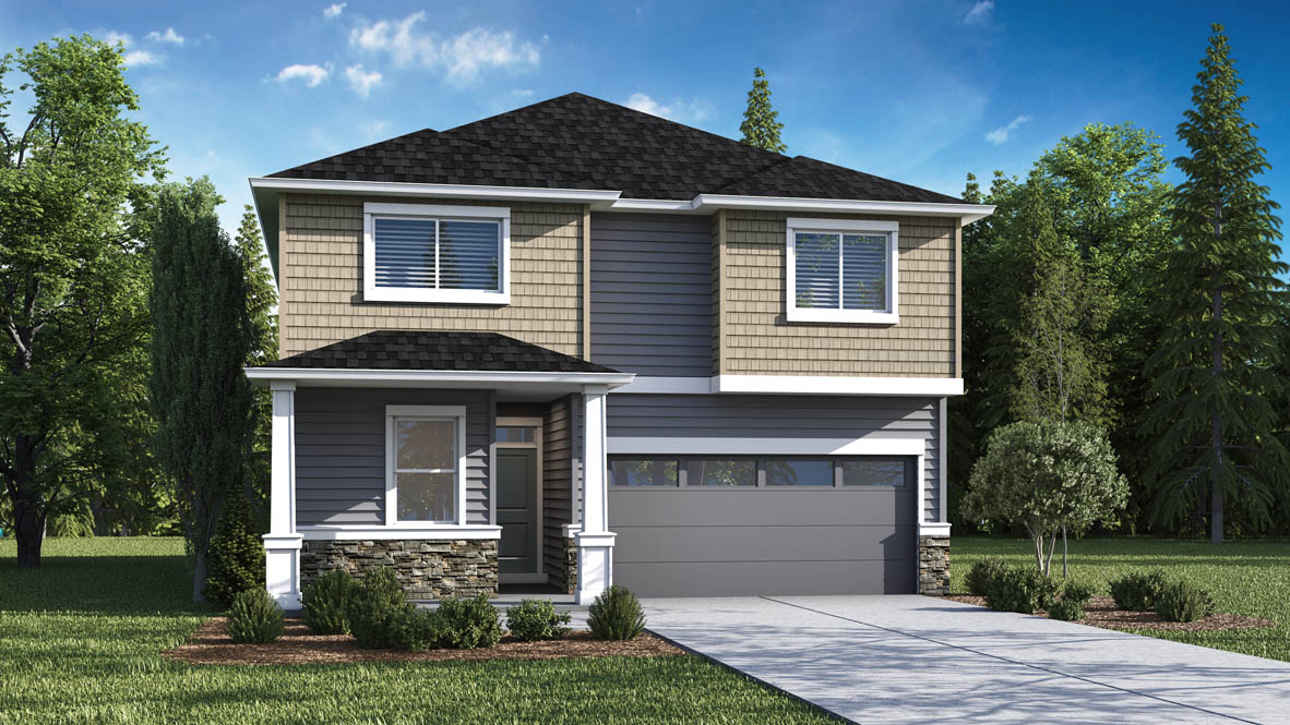 Sorrento Estates Rendering 3817 Elevation E