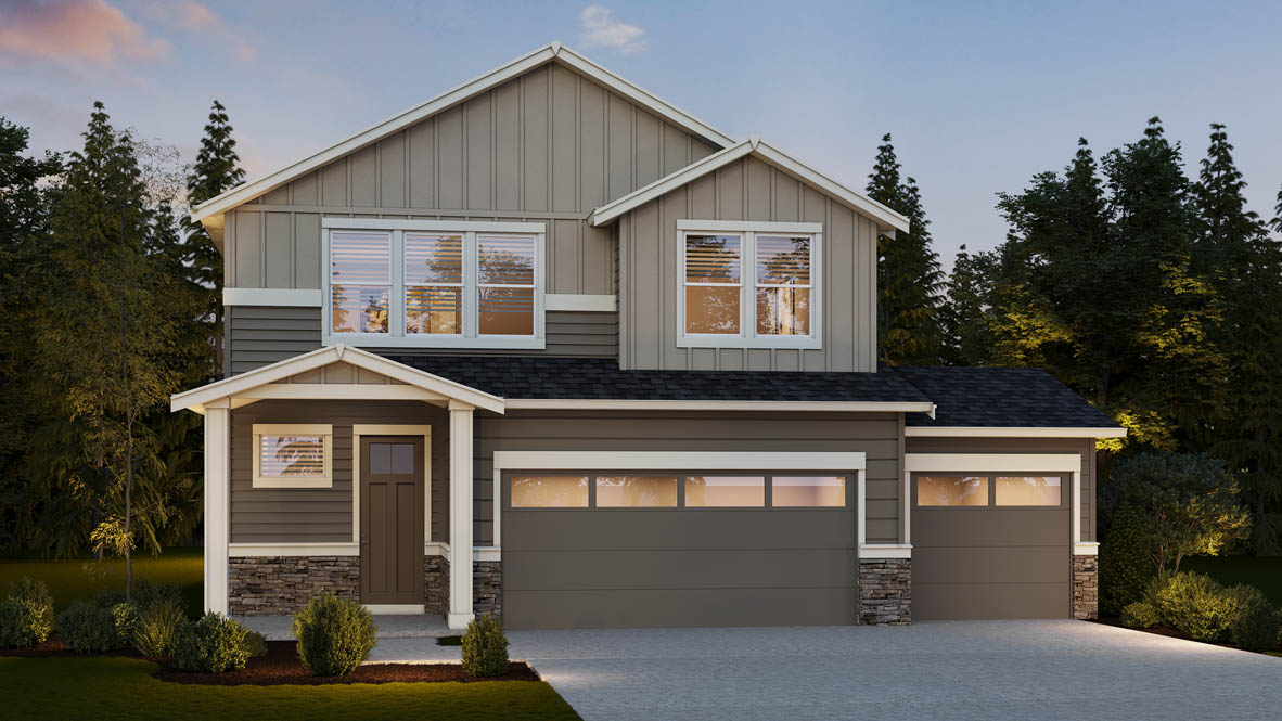 Sorrento Estates Rendering S150 Elevation F