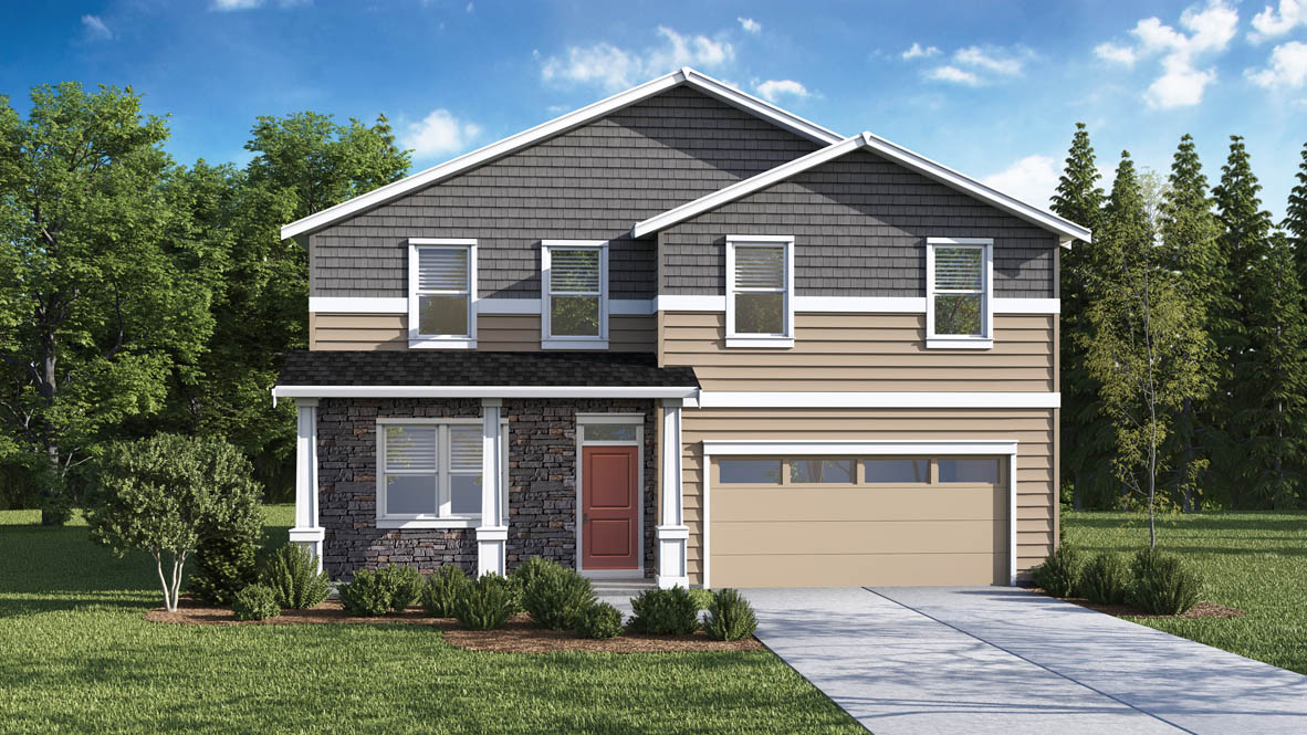 Sorrento Estates Rendering W230 Elevation E