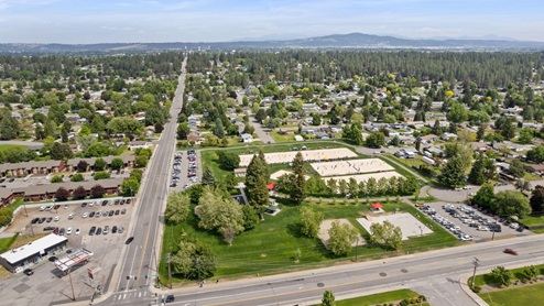 An aerial view of Browns Park.