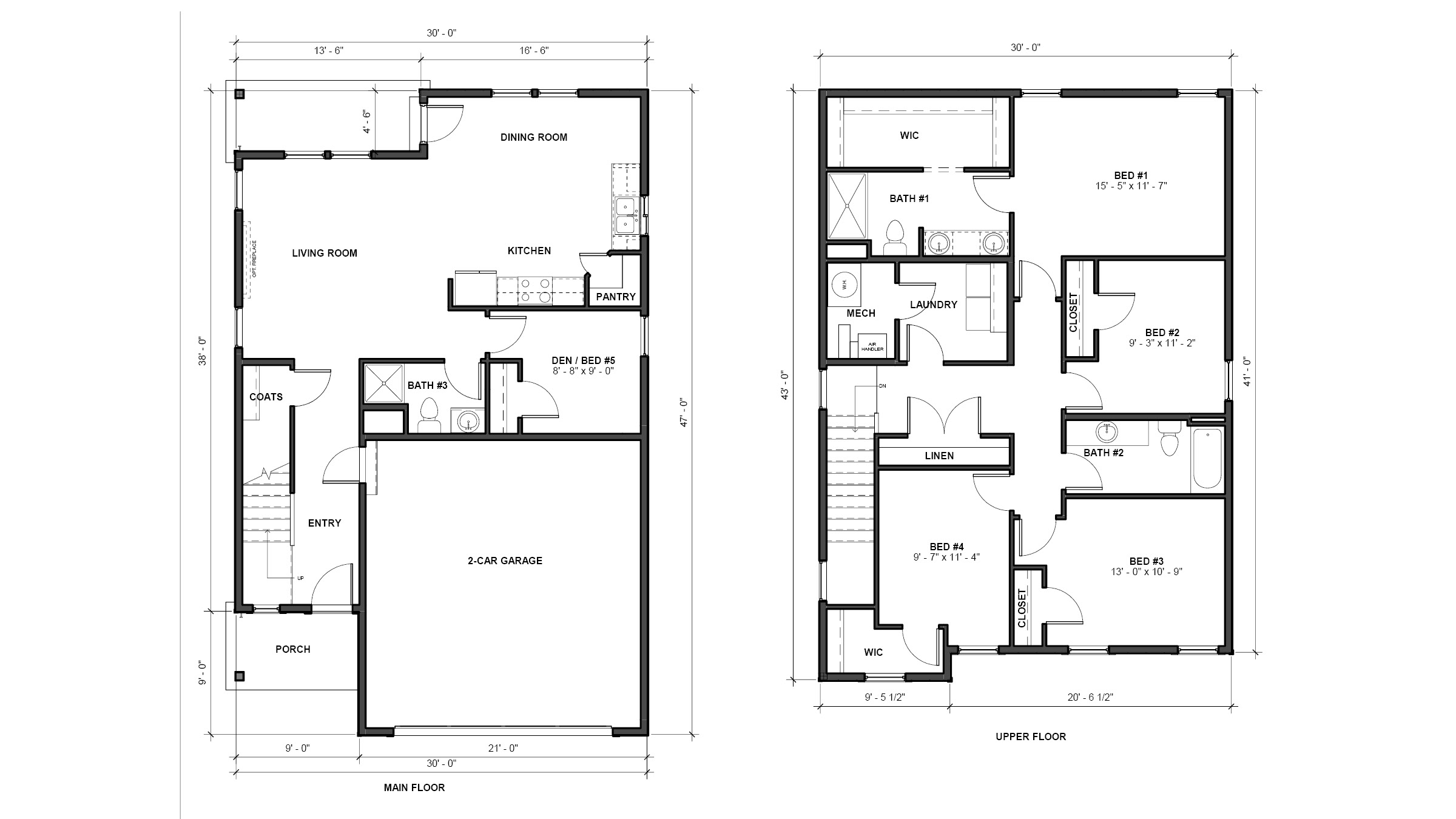Black and white floor plan graphic
