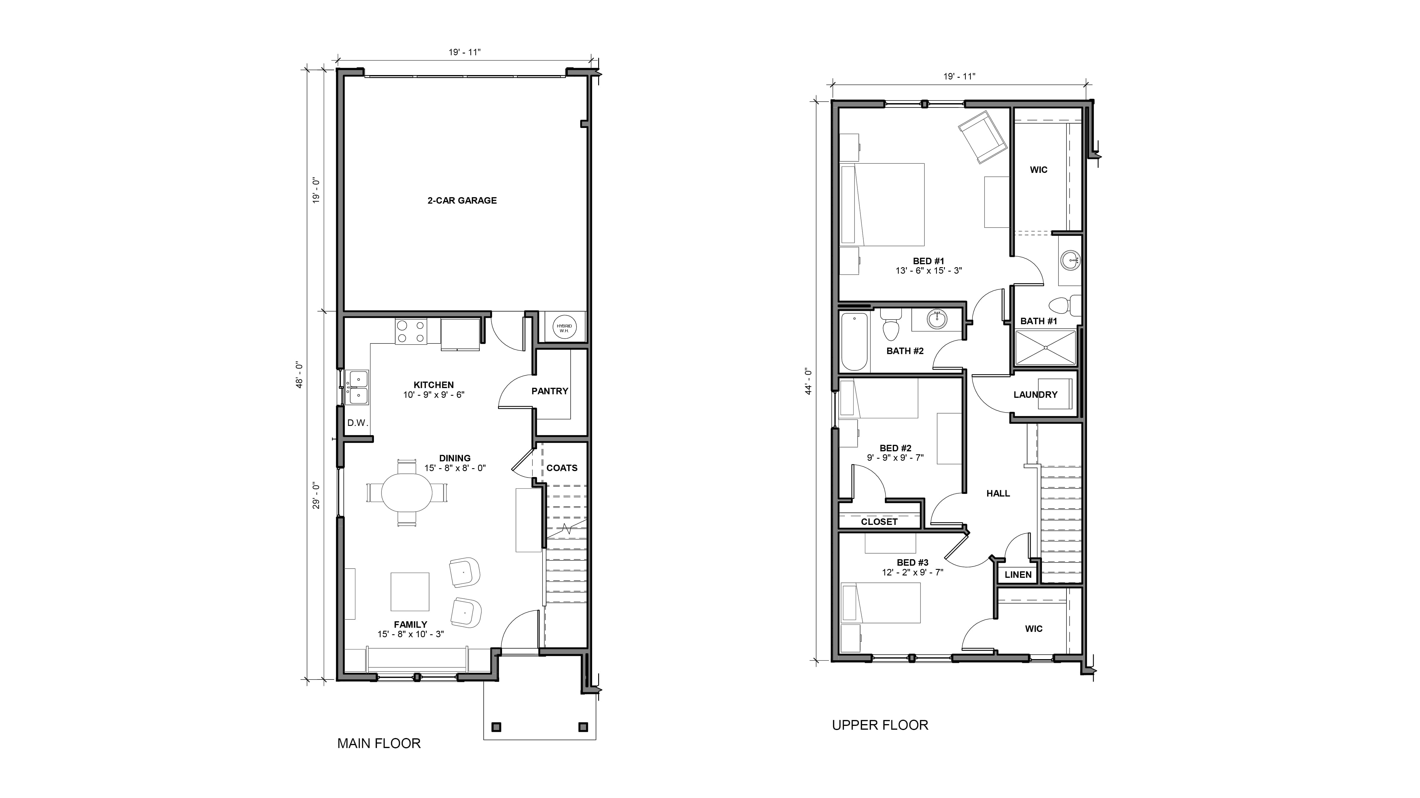 Briarwood Black and White Floor Plan
