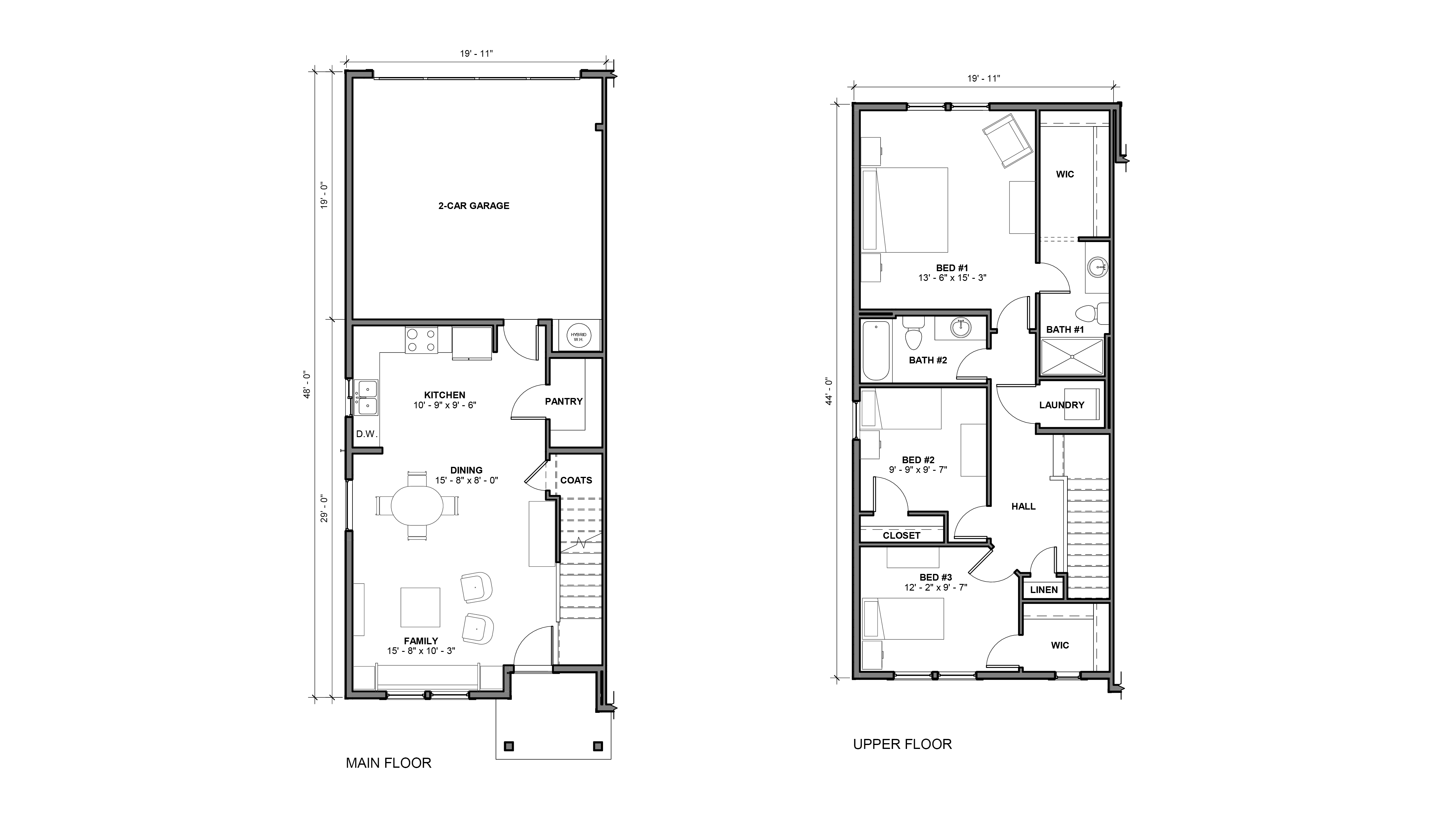 Briarwood Black and White Floor Plan