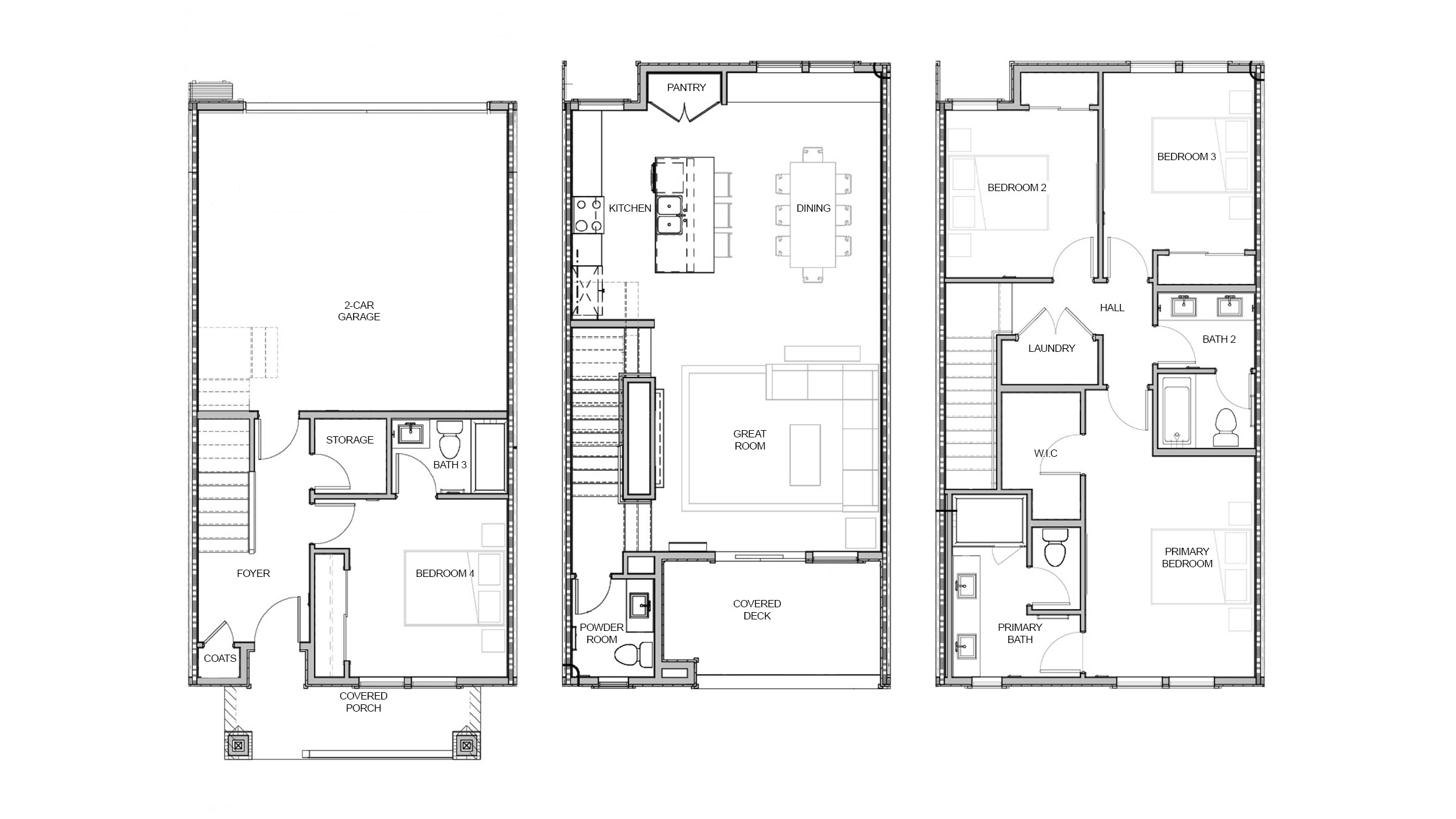 Black and white floor plan graphic