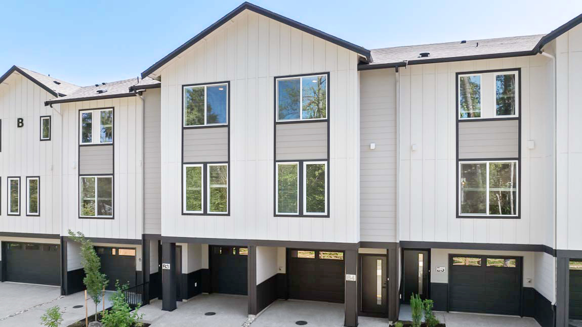 Exterior Model home exterior of building at Cathcart Crossing