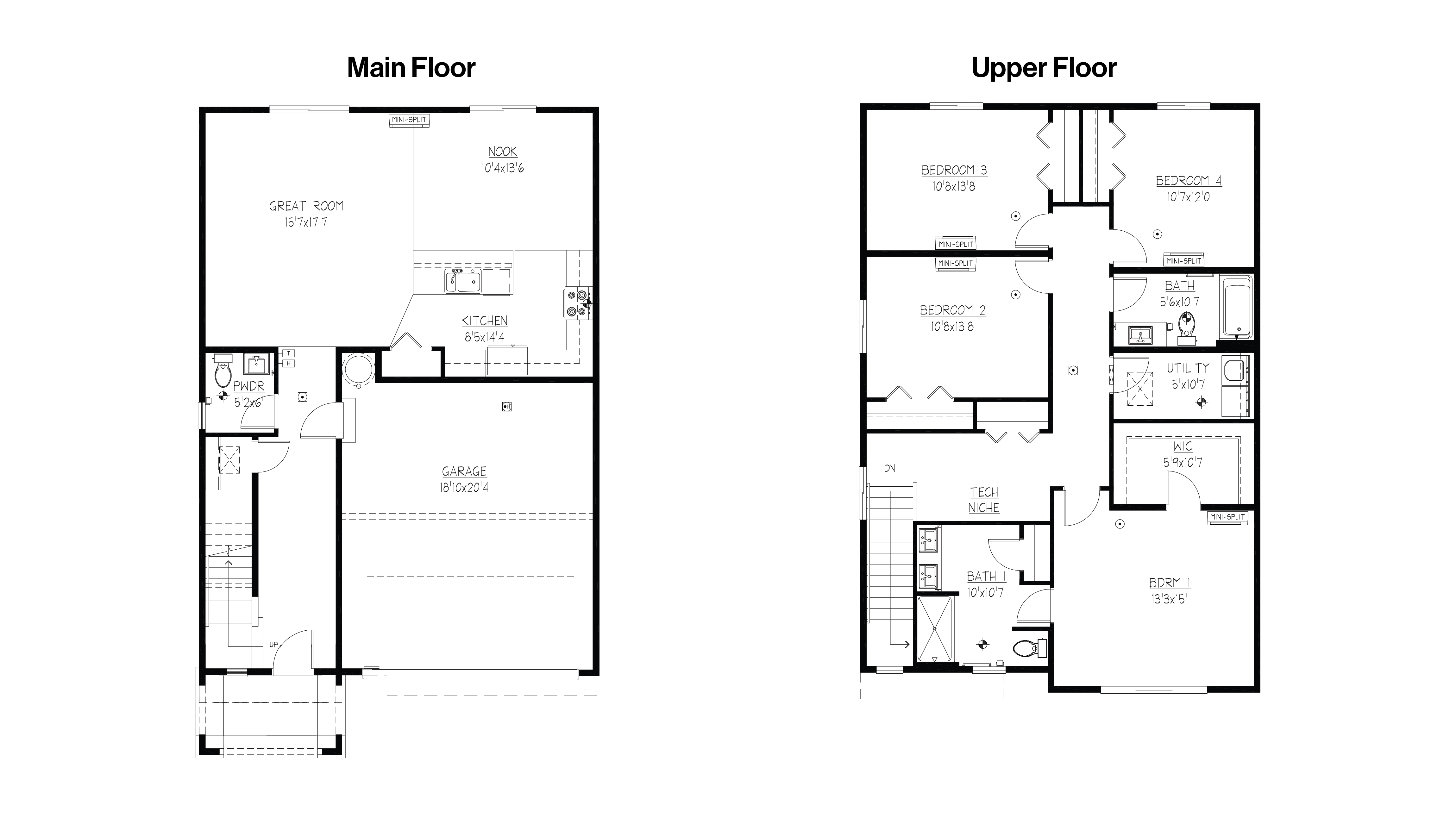 Floor Plan in Harrison Pointe Everett, WA D.R. Horton