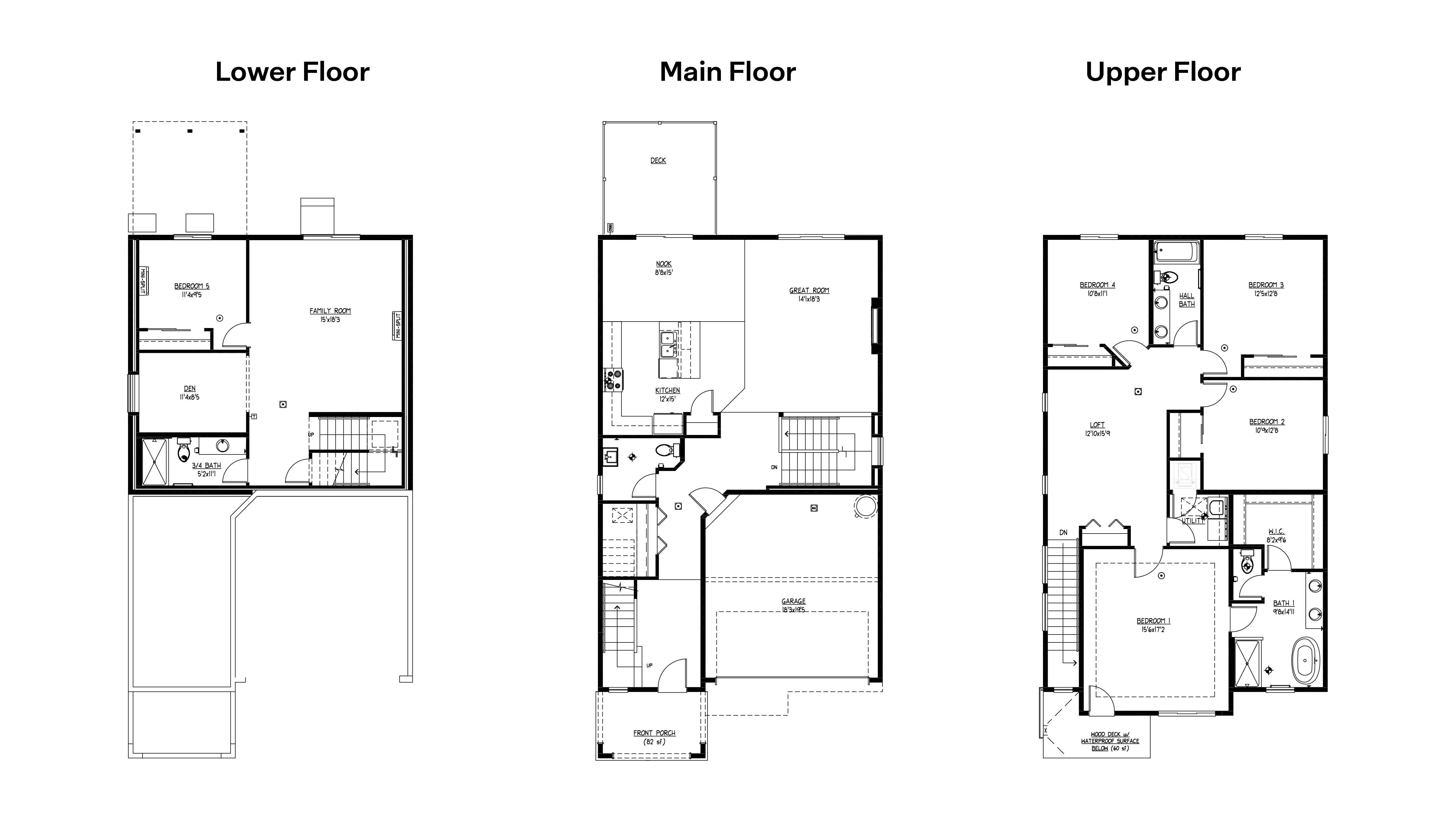 Floor Plan in Cedar Pointe Lynnwood, WA D.R. Horton