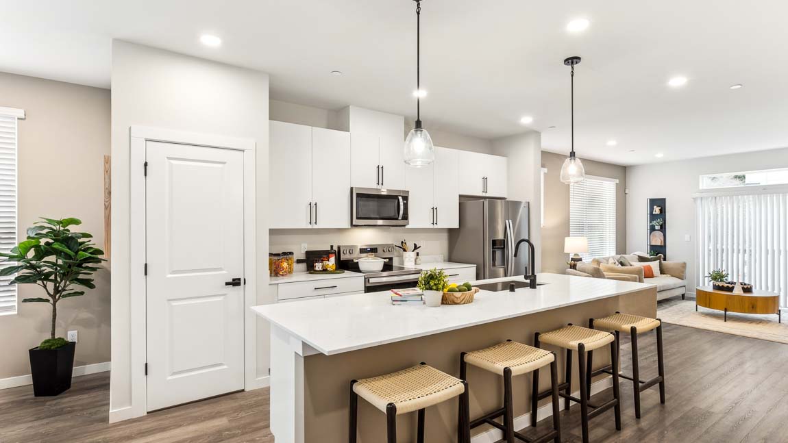 Large multifunctional gourmet kitchen with pantry