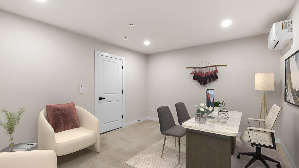 Additional view of the Bennett home design lower floor flex space