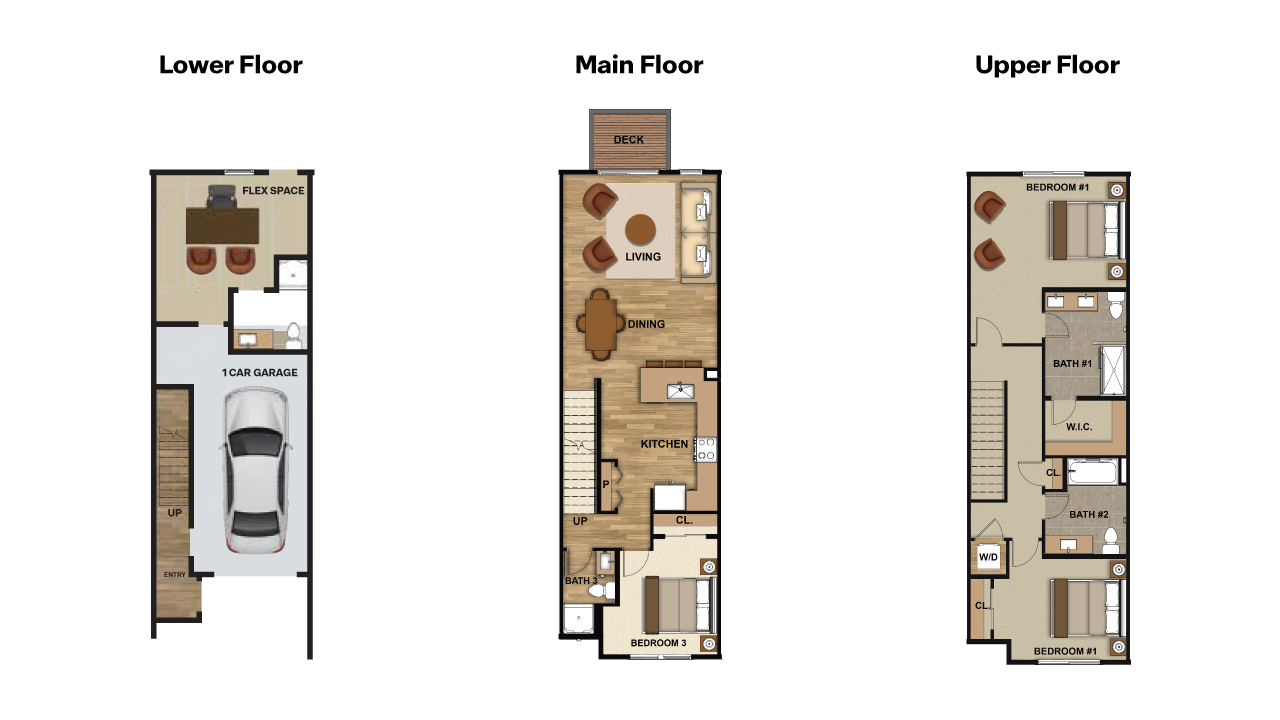 Floor Plan Capri Flex at Ivy Terrace