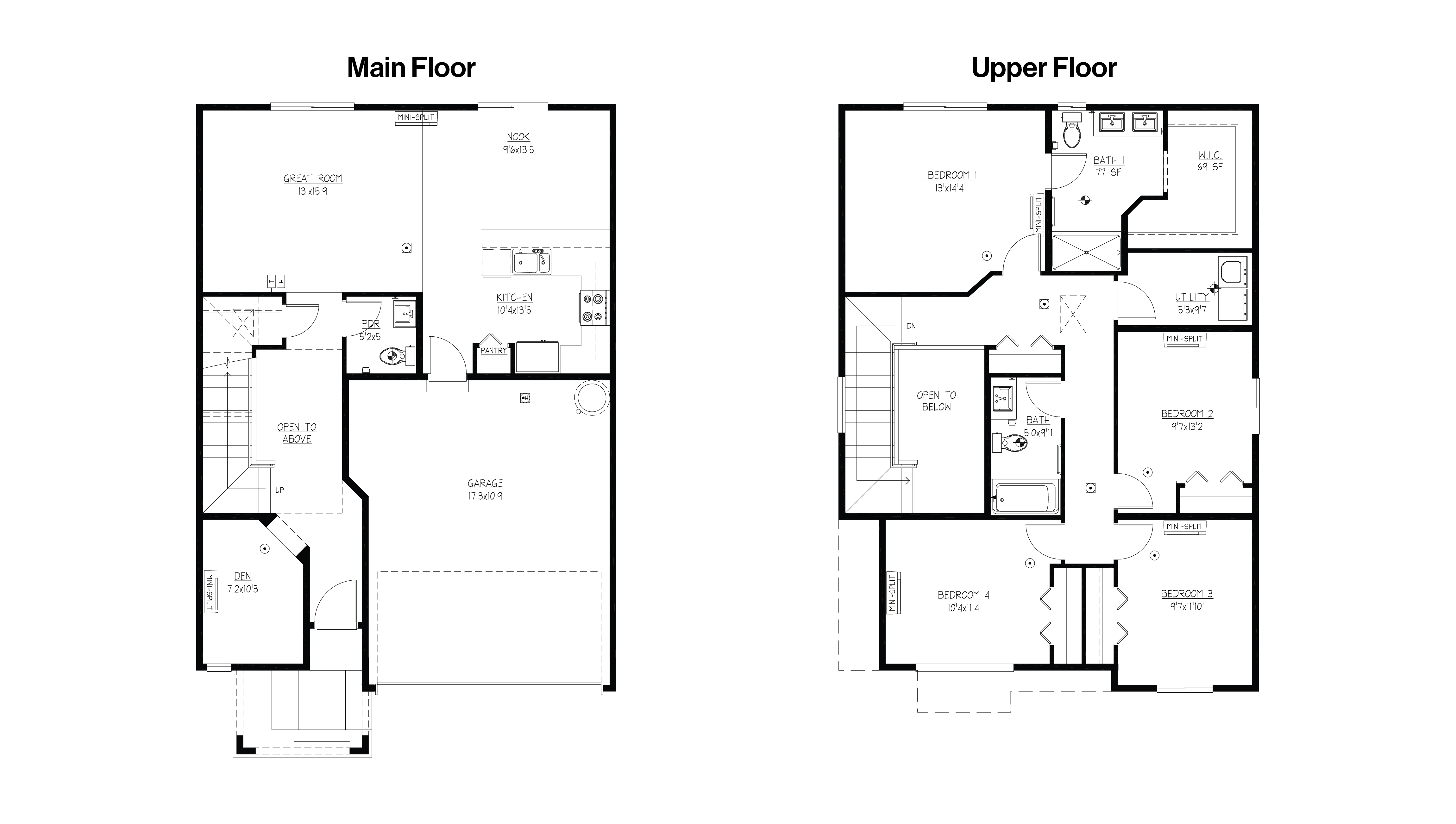 Floor Plan in Harbour Cove Estates Lynnwood, WA D.R. Horton