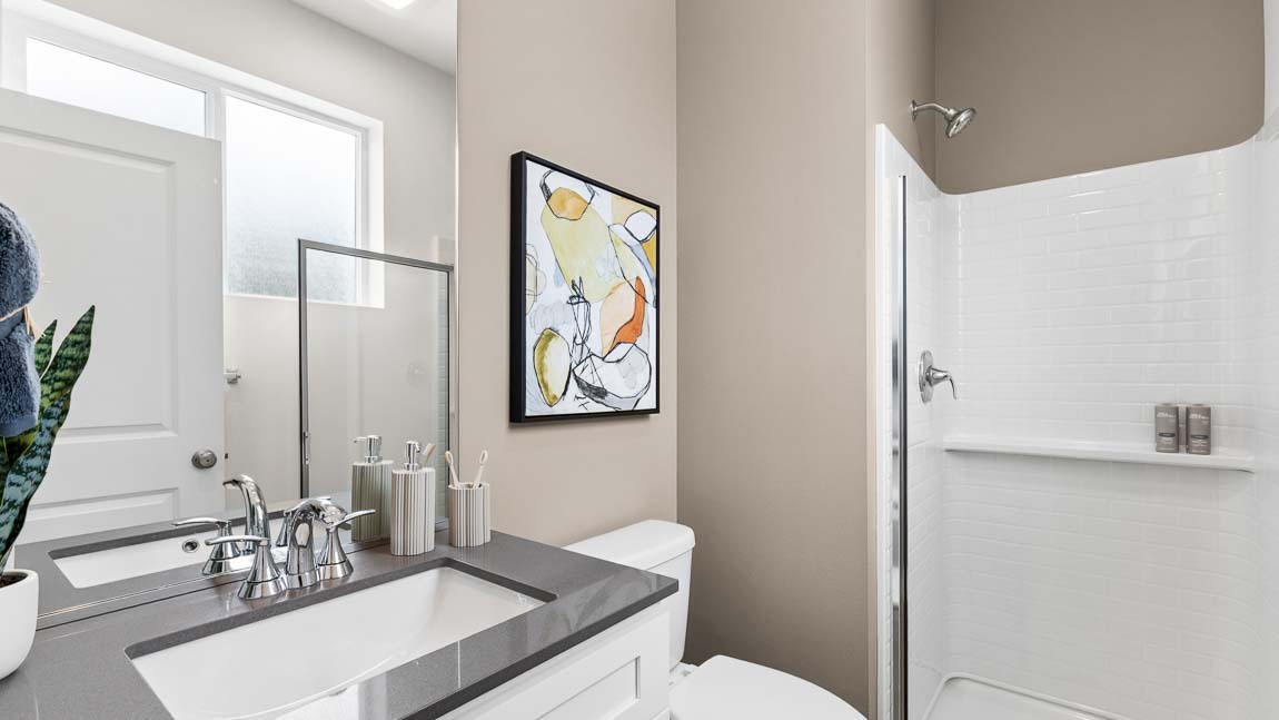 Bathroom on main floor to share with main floor bedroom