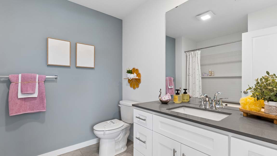 Hall bathroom on upper floor