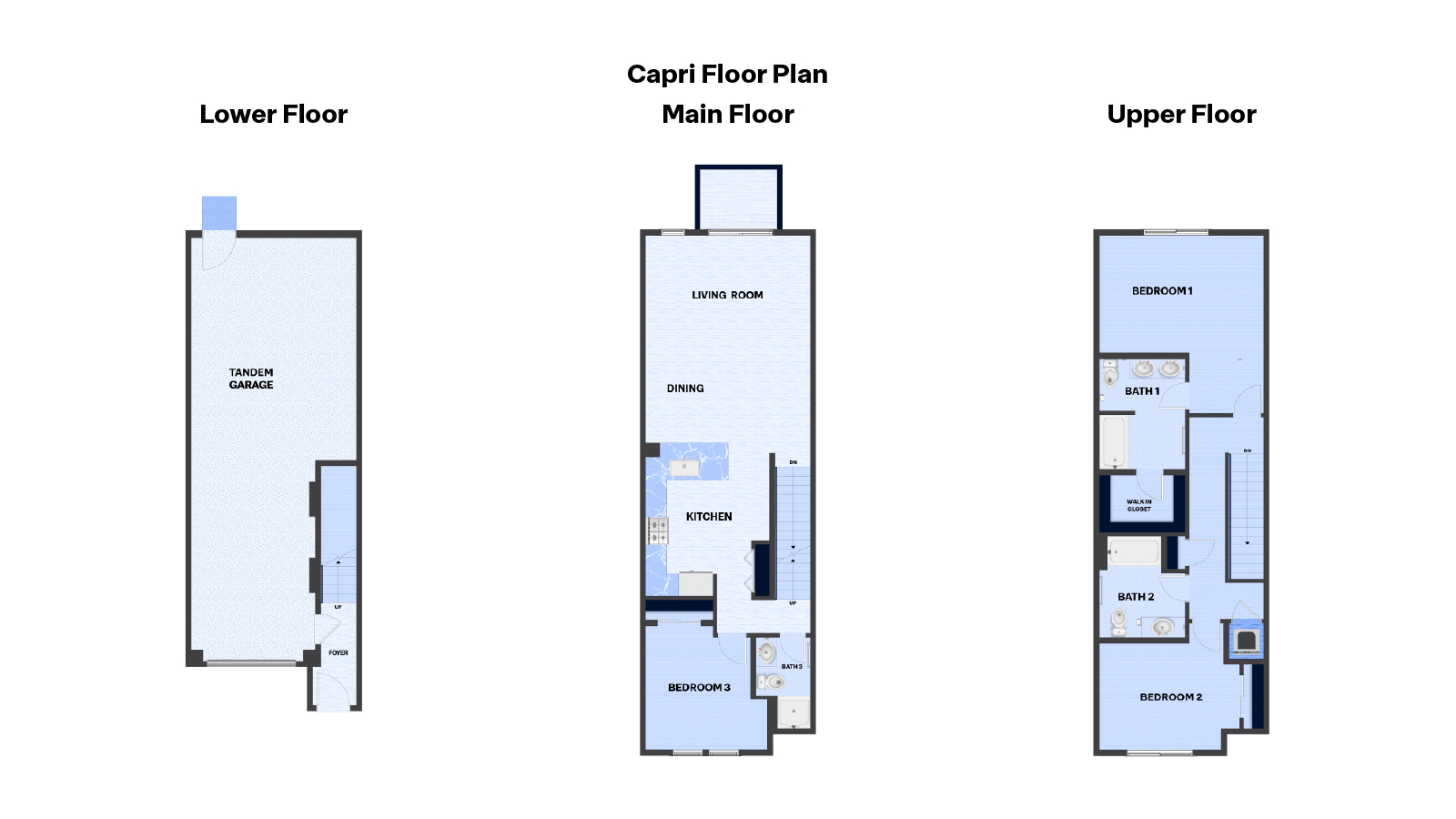 Floor plan of Capri Unit