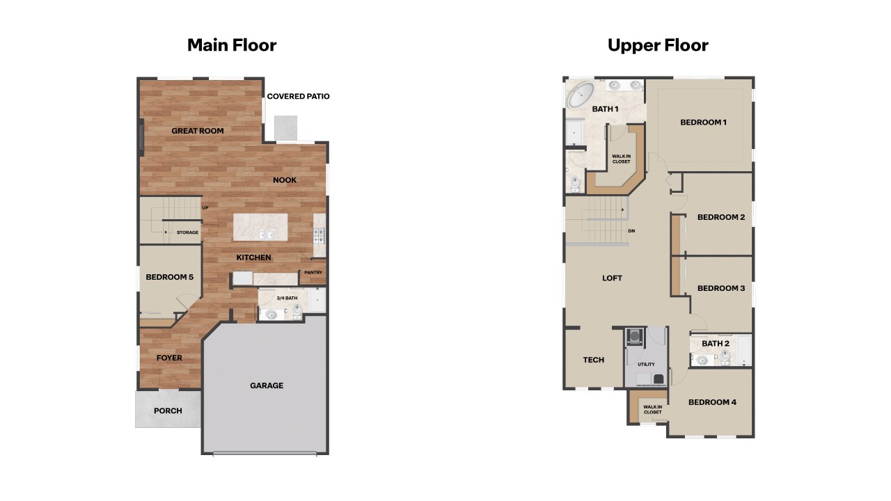 Floor plan Kimball A