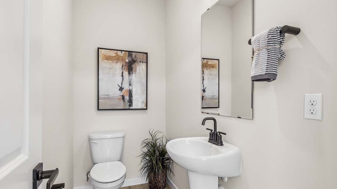 Powder bath on main level