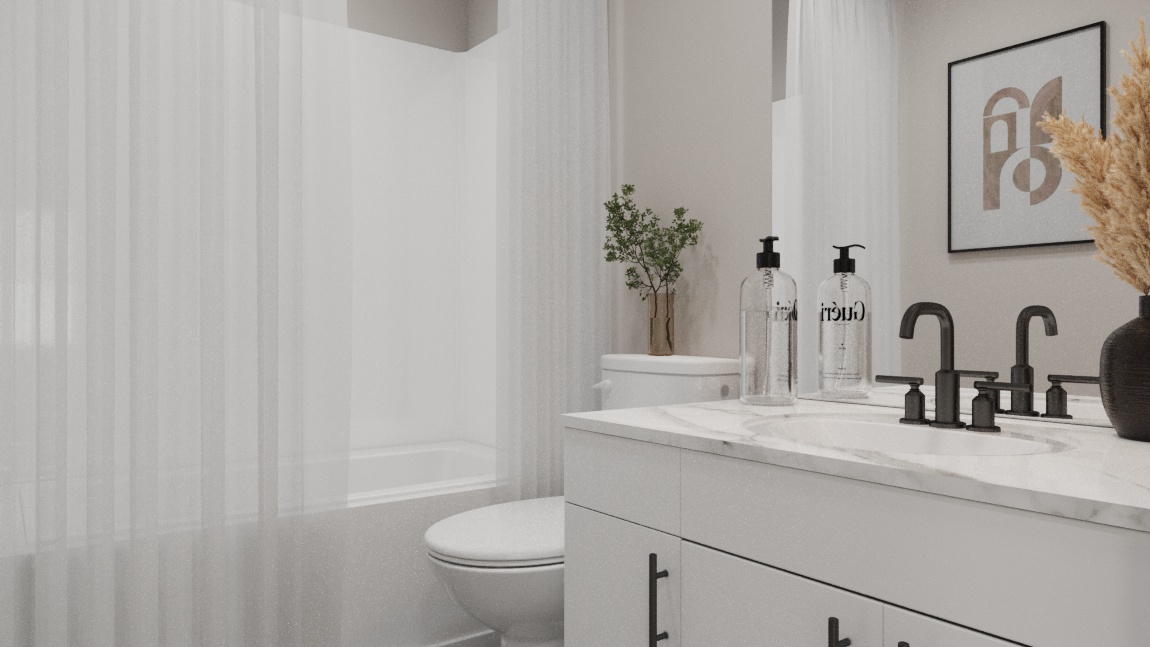 hallway bathroom
