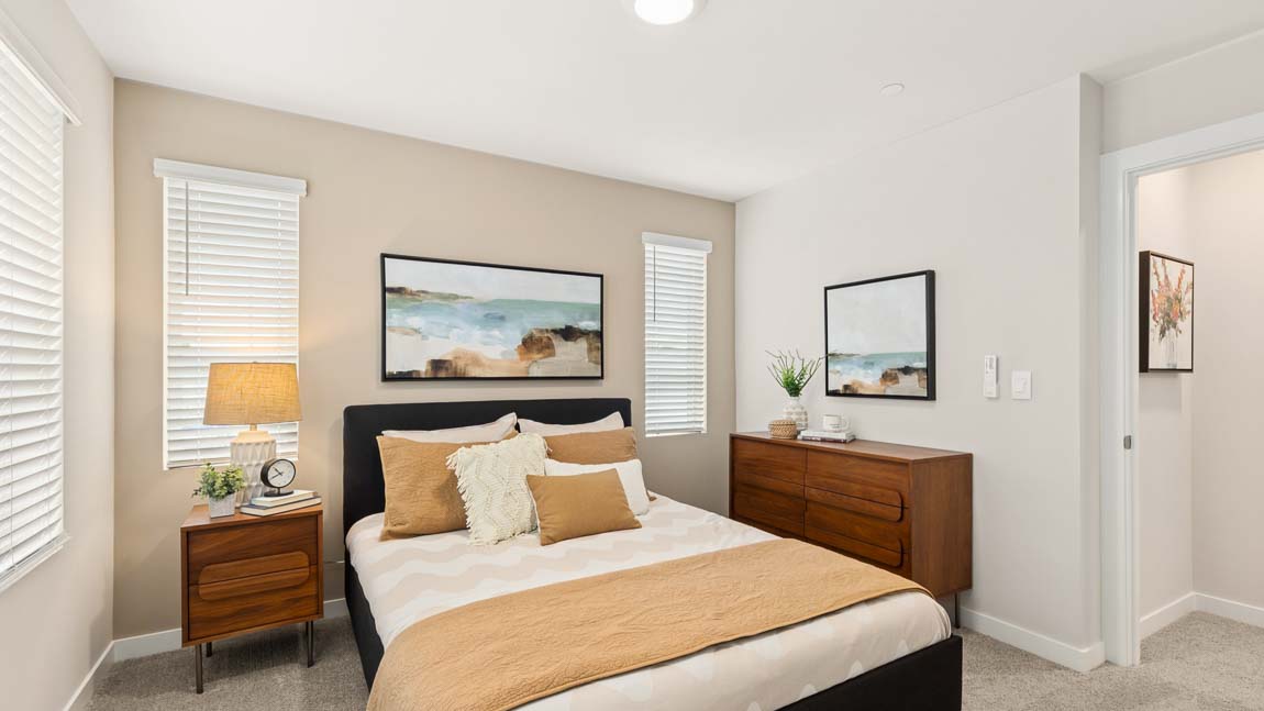 Different angle of bedroom 2 on the upper floor