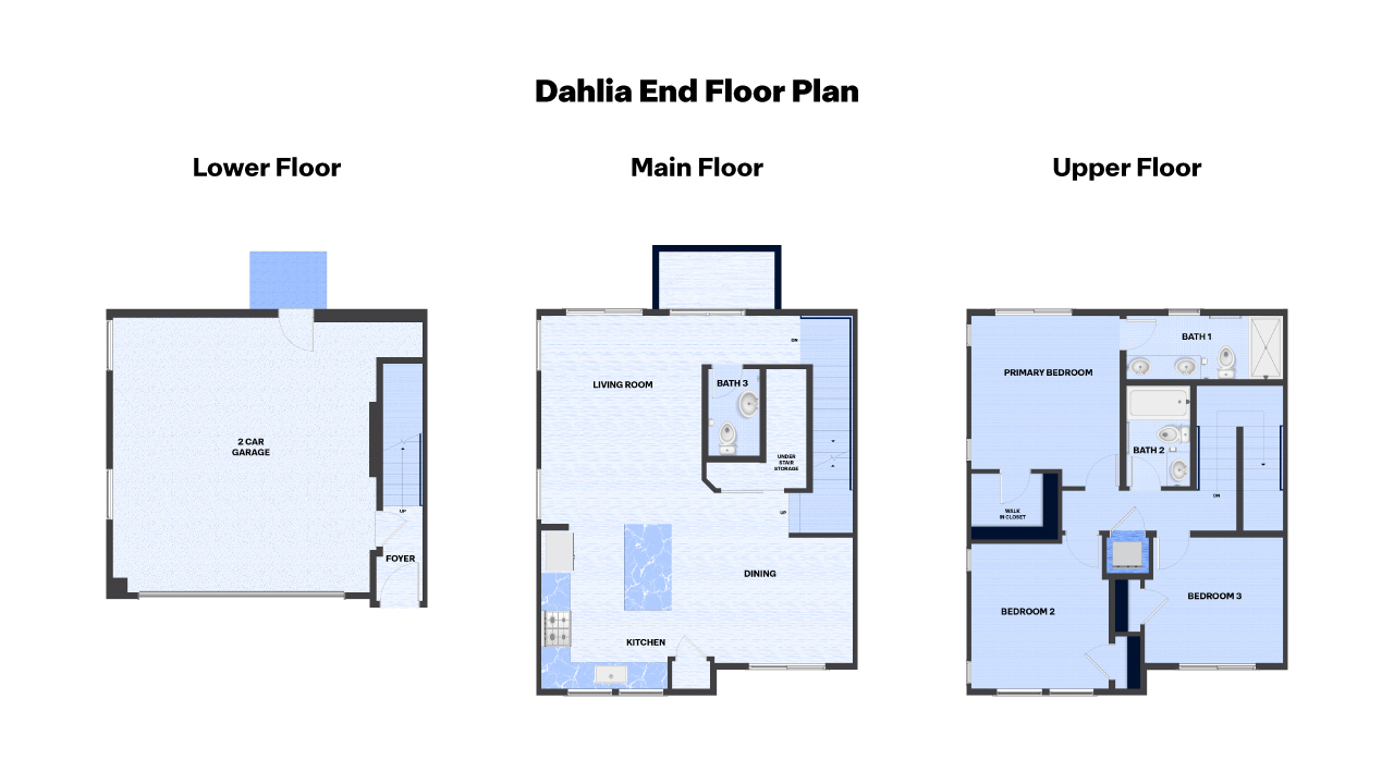 Dahlia End Floor Plan