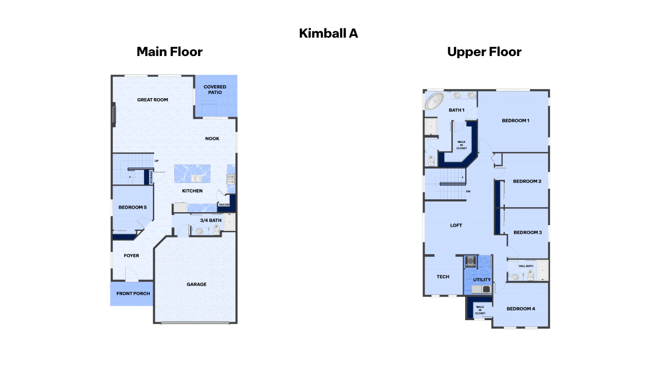 floor plan for Kimball A