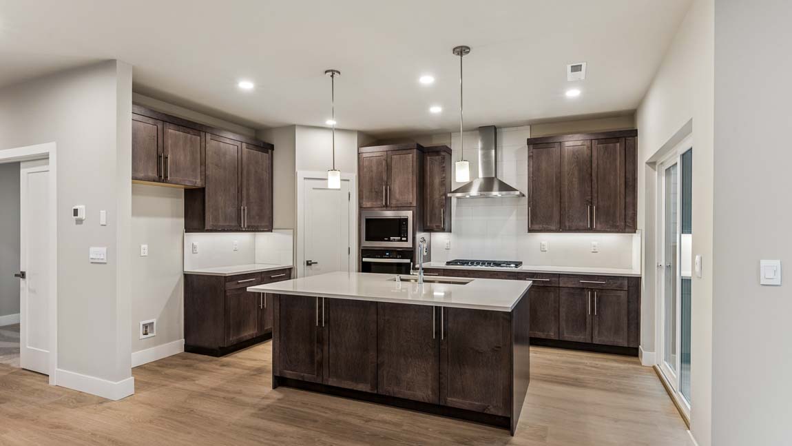 Ample storage in Bright modern kitchen