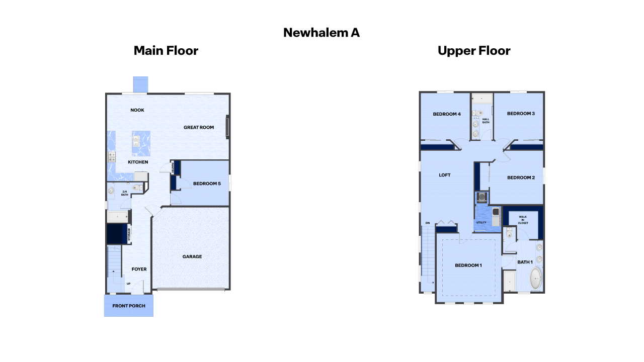 floor plan for Newhalem A