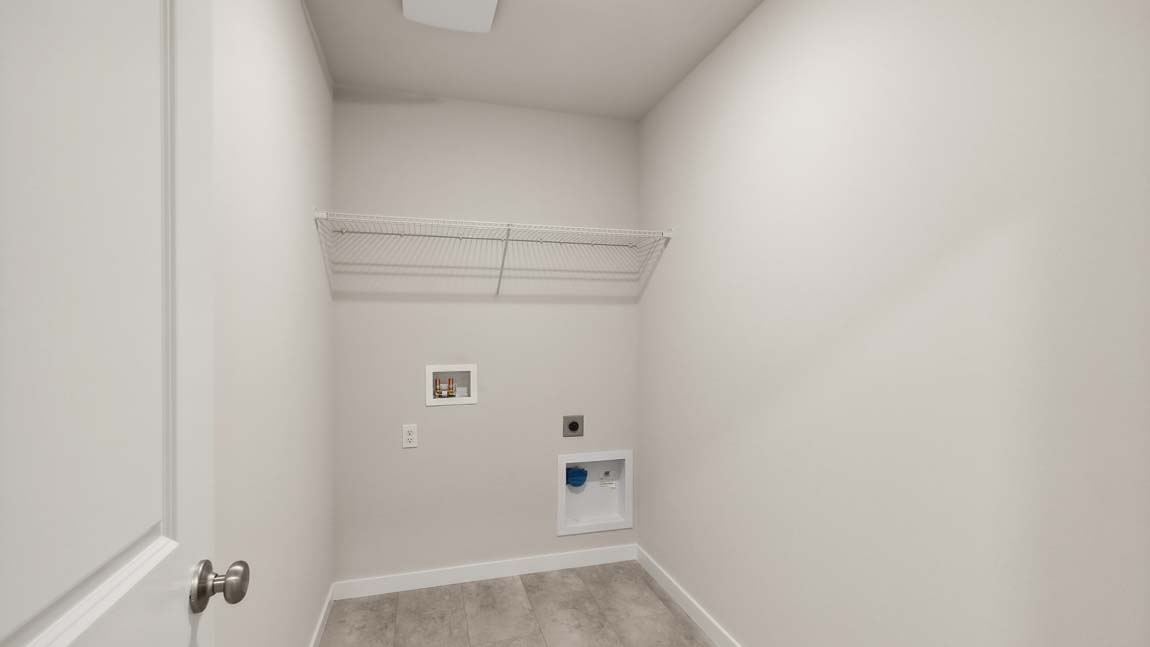 Laundry/Utility room conveniently located on the upper floor