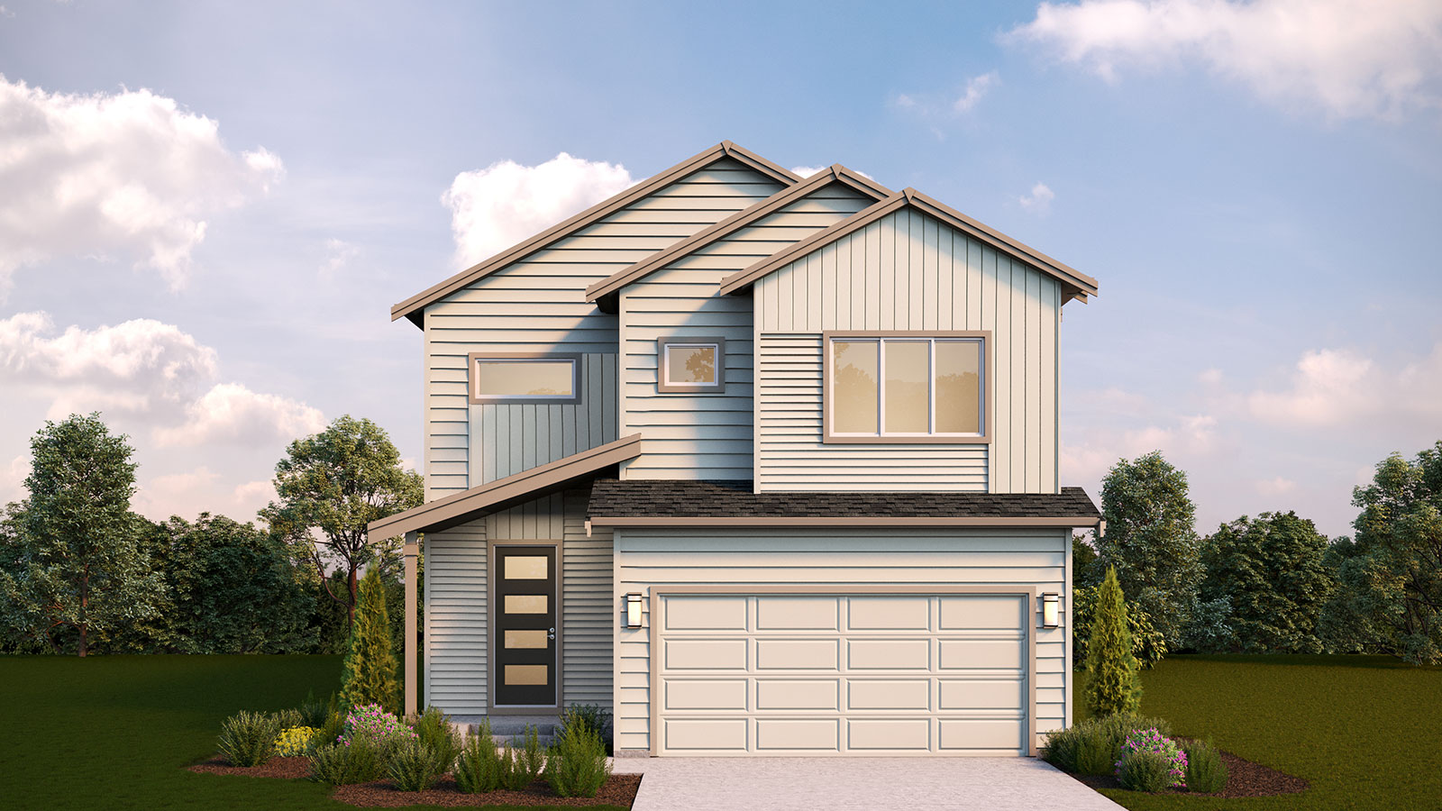 Exterior render of Kimball C at Amara Grove