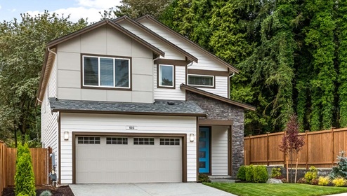 Exterior single family home