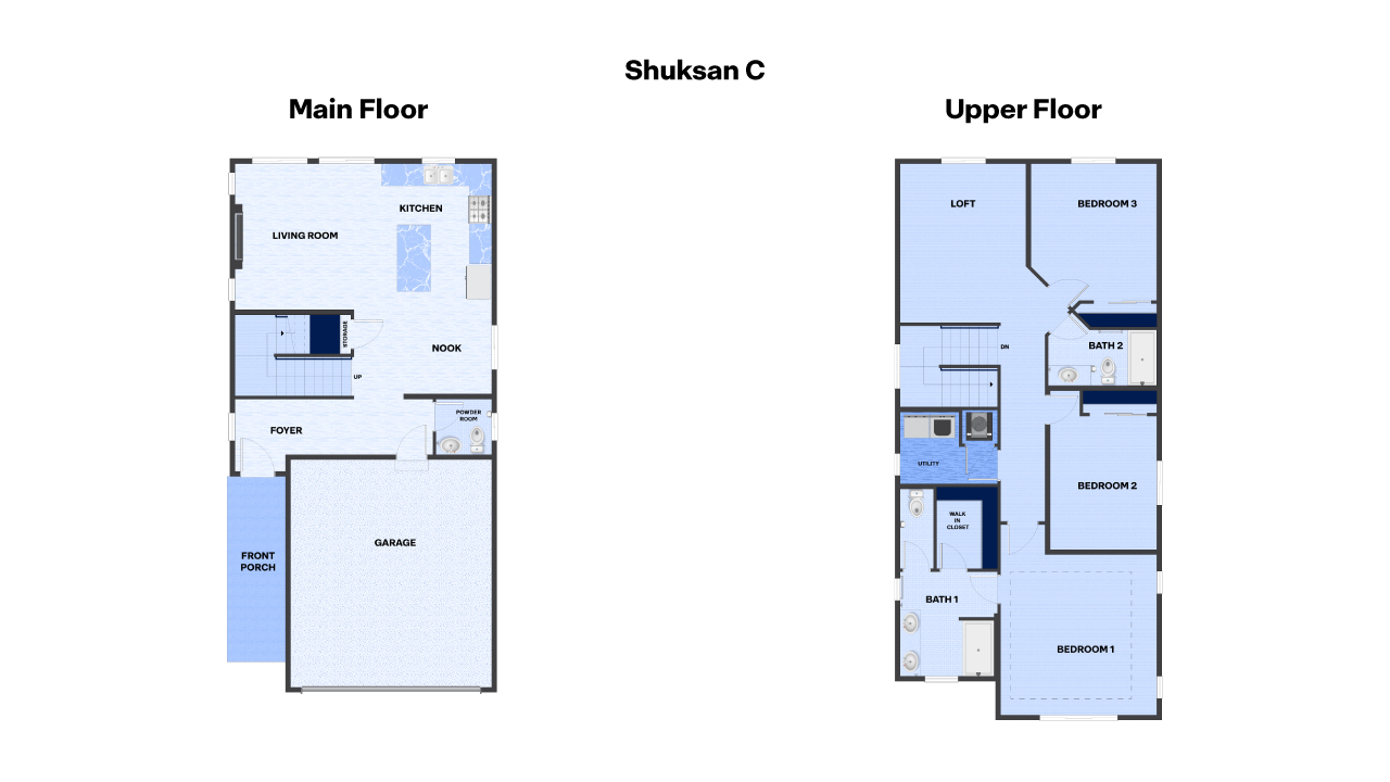 Floor plan of Shuksan at Stonewood